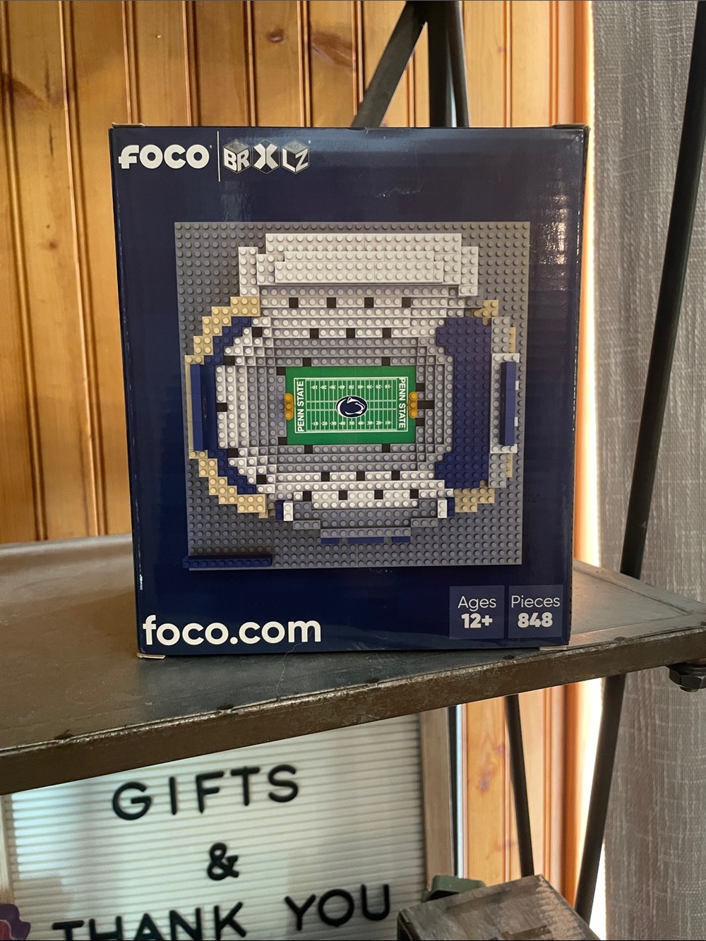 Blue and Gray Stadium BRXLZ Building Set - Penn State Stadium